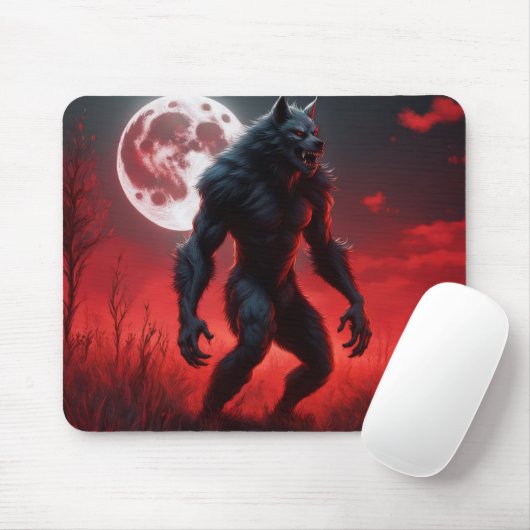 Werewolf マウスパッド (マウス)
