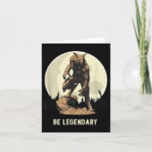 Werewolf Be Legendary Motivational Insrational  カード (正面)