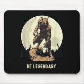 Werewolf Be Legendary Motivational Insrational マウスパッド (正面)
