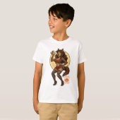 Werewolf Girl Cartoon Tシャツ (正面フル)
