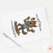 Werewolf gluten sticker 長方形シール (封筒)