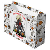 🐺 Werewolf Halloween Gift Bag 🎃💀 ラージペーパーバッグ (正面アングル)