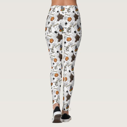 🐺 Werewolf Halloween Leggings 🎃💀 レギンス (裏面)