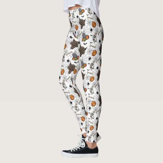 🐺 Werewolf Halloween Leggings 🎃💀 レギンス (左)