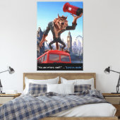 Werewolf in London funny canvas print キャンバスプリント (インサイチュ (寝室))
