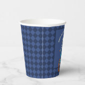 Werewolf Skeleton on a BMX Bike Personalized 紙コップ (右)