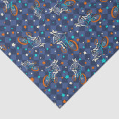 Werewolf Skeletons and BMX Bikes Patterned 薄葉紙 (詳細)