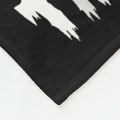 Werewolf_ There, Wolf. Funny Abby Normal Retro Com フリースブランケット (角)