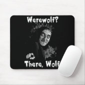 Werewolf_ There, Wolf. Funny Abby Normal Retro Com マウスパッド (マウス)