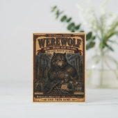 Werewolf, Vintage Circus Monster ポストカード (スタンド正面)