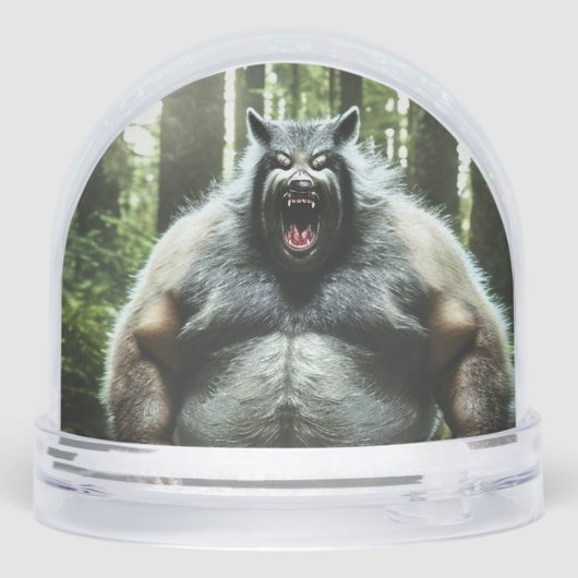 Werewolf Who Ate The Whole Village snow globe (裏面)