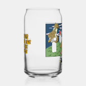 Werewolves Havinf Pizza Glass ガラス缶 (右)