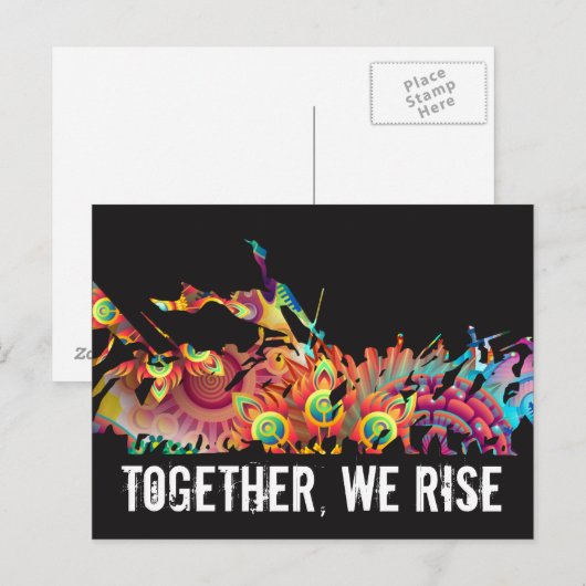 WeRiseカラフルハガキ ポストカード (正面/裏面)