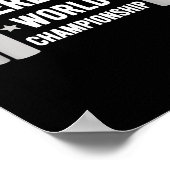 Werlifter Motivational Gym Werlifting World Chamon ポスター (角)
