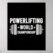 Werlifter Motivational Gym Werlifting World Chamon ポスター (正面)