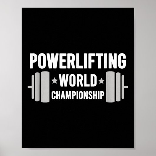 Werlifter Motivational Gym Werlifting World Chamon ポスター (正面)