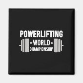Werlifter Motivational Gym Werlifting World Chamon マグネット (正面)