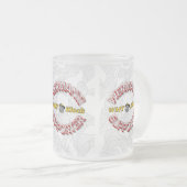 Wermantis Supporter フロストグラスマグカップ (正面右)