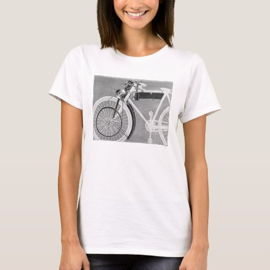 Wernerのオートバイ1898年 Tシャツ (正面)