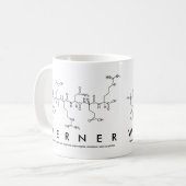 Wernerペプチド名mug コーヒーマグカップ (正面左)