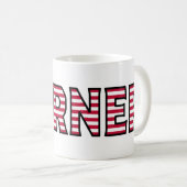Werner Name Vorname USA styled Tasse Kaffeetasse コーヒーマグカップ (正面右)