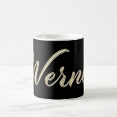 Werner Name whitegold Tasse Teetasse Kaffeetasse コーヒーマグカップ (中央)