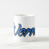 Werner Vorname Name blue Tasse Kaffeetasse コーヒーマグカップ (中央)