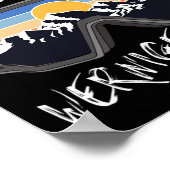 Wernigerodeドイツ休暇スキーゴーグルであなたを参照 ポスター (角)