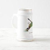 Werrat Snowboarderファンタジーアートビールスタイン ビールジョッキ (正面左)