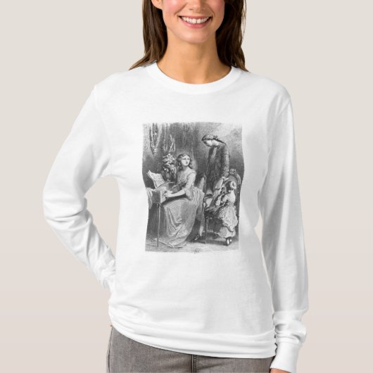 「Wertherの悲哀からのイラストレーション Tシャツ (正面)