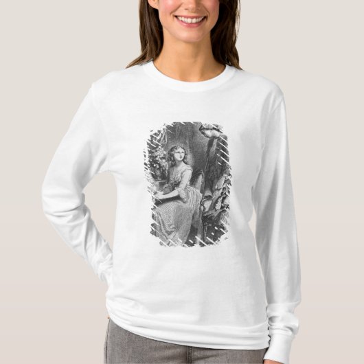 「Wertherの悲哀からのイラストレーション Tシャツ (正面)