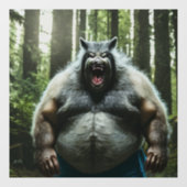 Werwolfのシ食べースルー窓のフロントスティックを取り付ける ウィンドウサイン (シート)