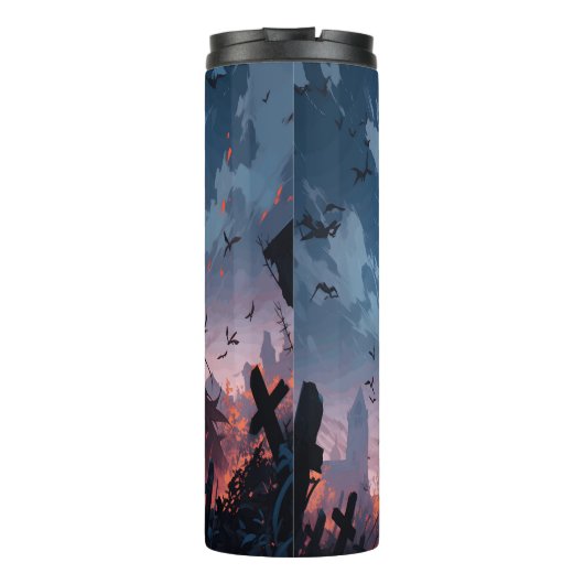 WerwolfアニメスタイルアートワークTumbler タンブラー (裏面)