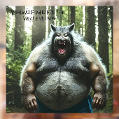 Werwolf自動食べ不透明窓がフロントスティックを取り付ける ウィンドウサイン (シート2)