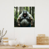 Werwolf Who 食べ The Whole Villageのマットポスター ポスター (キッチン)