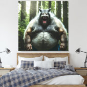 Werwolf Who 食べ The Whole Village  canvas print キャンバスプリント (インサイチュ (寝室))