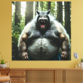 Werwolf Who 食べ The Whole Village  canvas print キャンバスプリント (インサイチュ (リビング))
