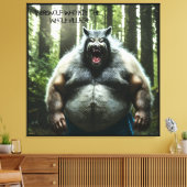 Werwolf Who 食べ The Whole Village  canvas print キャンバスプリント (インサイチュ (リビング))
