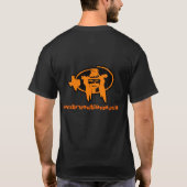 wesのhardinの国の無法者の楕円形のヘッドロゴのワイシャツ tシャツ (裏面)