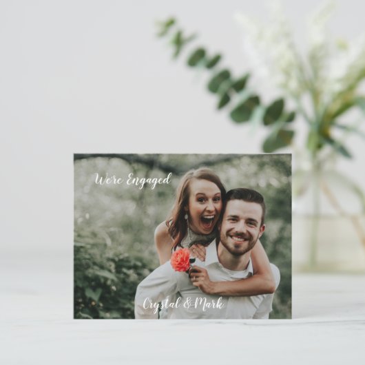 We's 婚約した Copples婚約 ポストカード (スタンド正面)