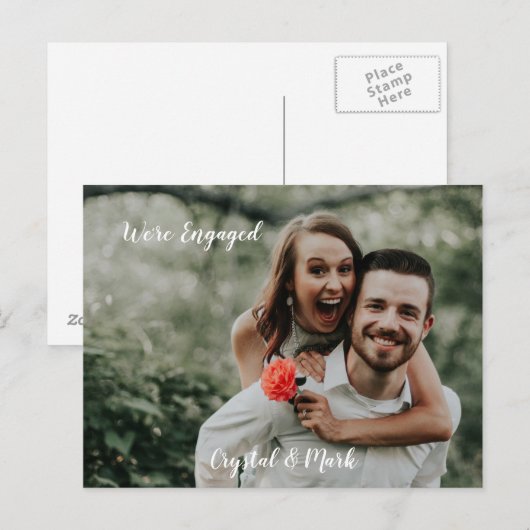 We's 婚約した Copples婚約 ポストカード (正面/裏面)