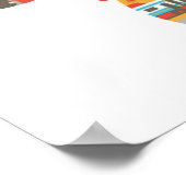 Wes Anderson Filmsアイコンイラスト ポスター (角)