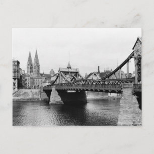 Weser橋、ブレーメン、c.1910 ポストカード