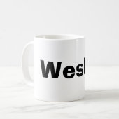 Wesleyのマグ コーヒーマグカップ (正面左)