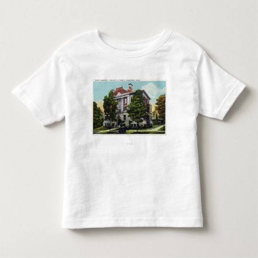 Wesleyan大学のスコットの実験室 トドラーTシャツ (正面)