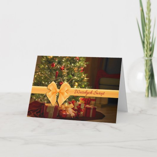 Wesolych Swiat -メリークリスマスカード シーズンカード (正面)