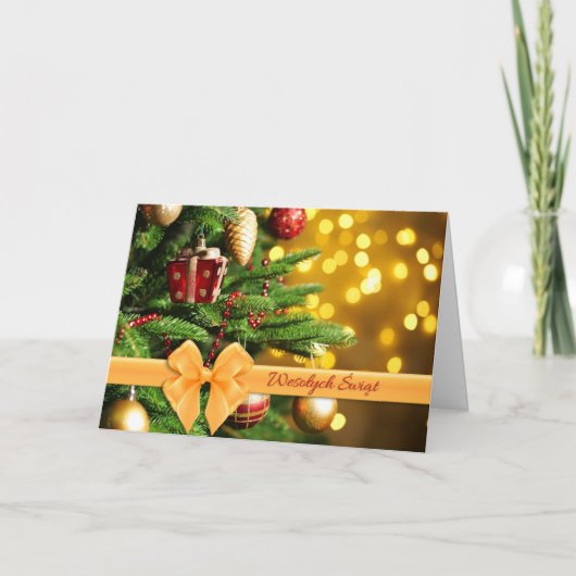 Wesolych Swiat -メリークリスマスカード シーズンカード (正面)