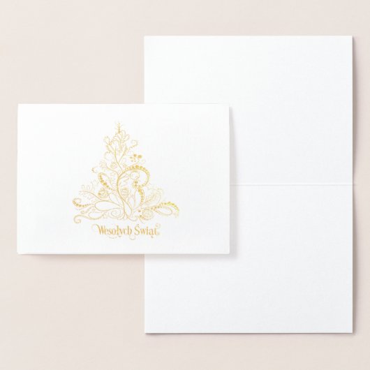 Wesołych Świąt 箔カード (ディスプレー)