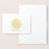 Wesołych Świąt Ornamentu 箔カード (ディスプレー)