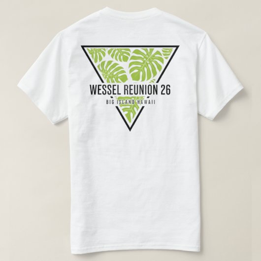 WESSEL REUNION 2026  Tシャツ (デザイン裏面)